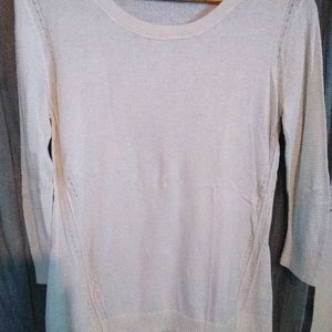 🥶 2 for $10 Sale3/4 sleeve lightweight spring sweater S